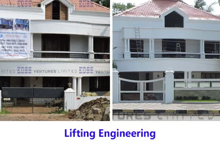 before and after building lifting