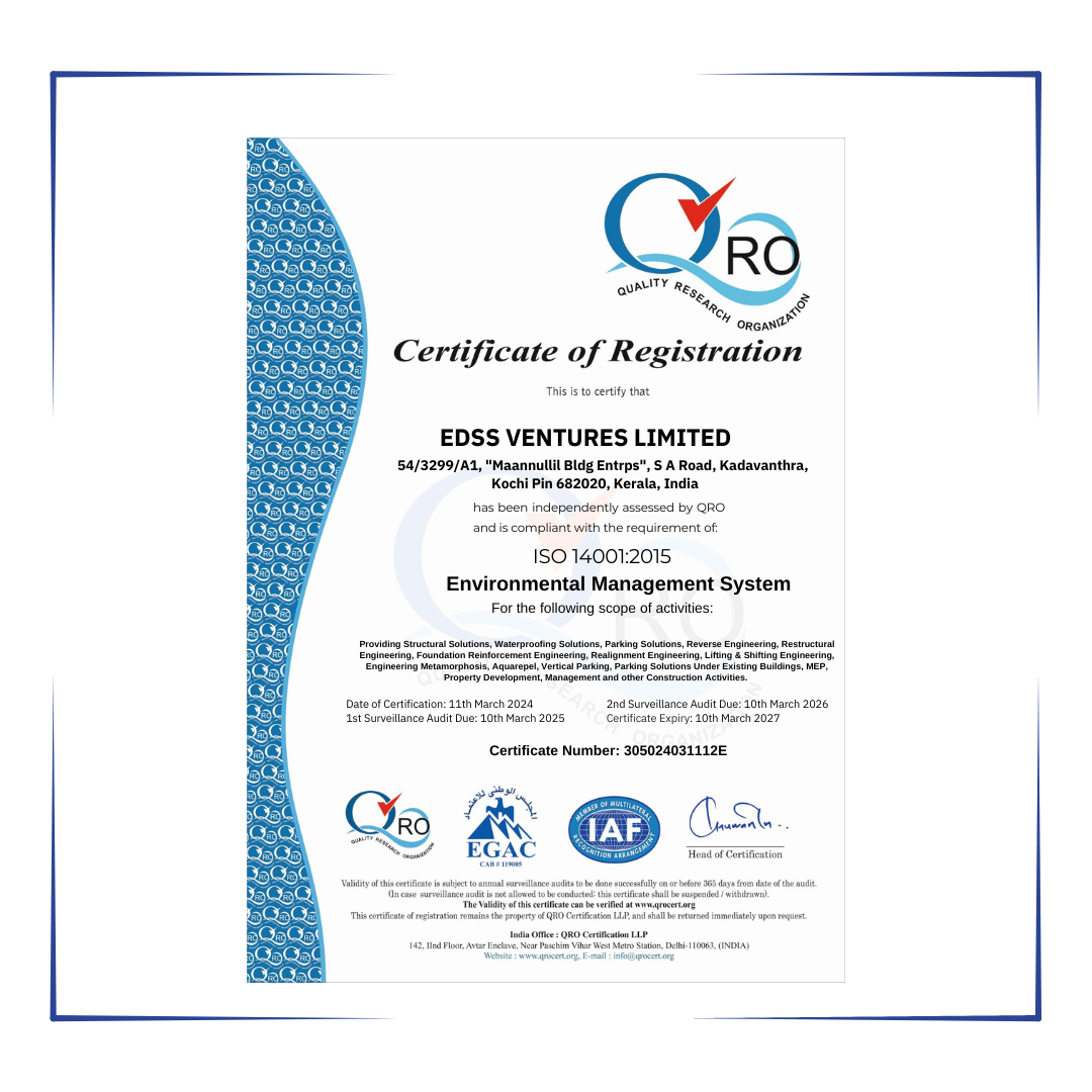 EDSS - QRO Certificate of Registration